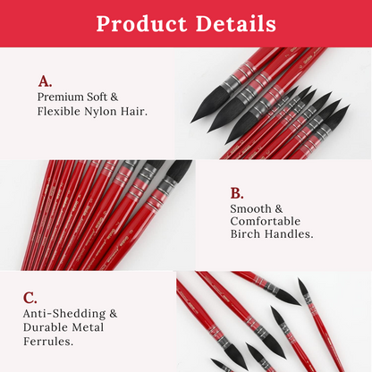 Artistic PureArt Watercolor Brush Set